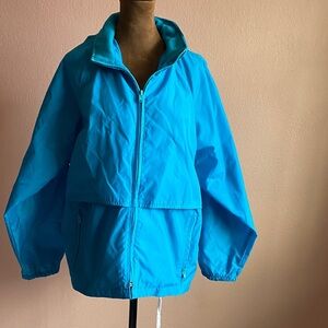Eddie Bauer Women's Bright Blue Raincoat